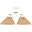 Artiola 4-Light Matte White Semi-Flush Mount Light