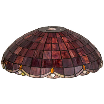 Elan 7'' H x 20'' W Glass Bowl Lamp Shade