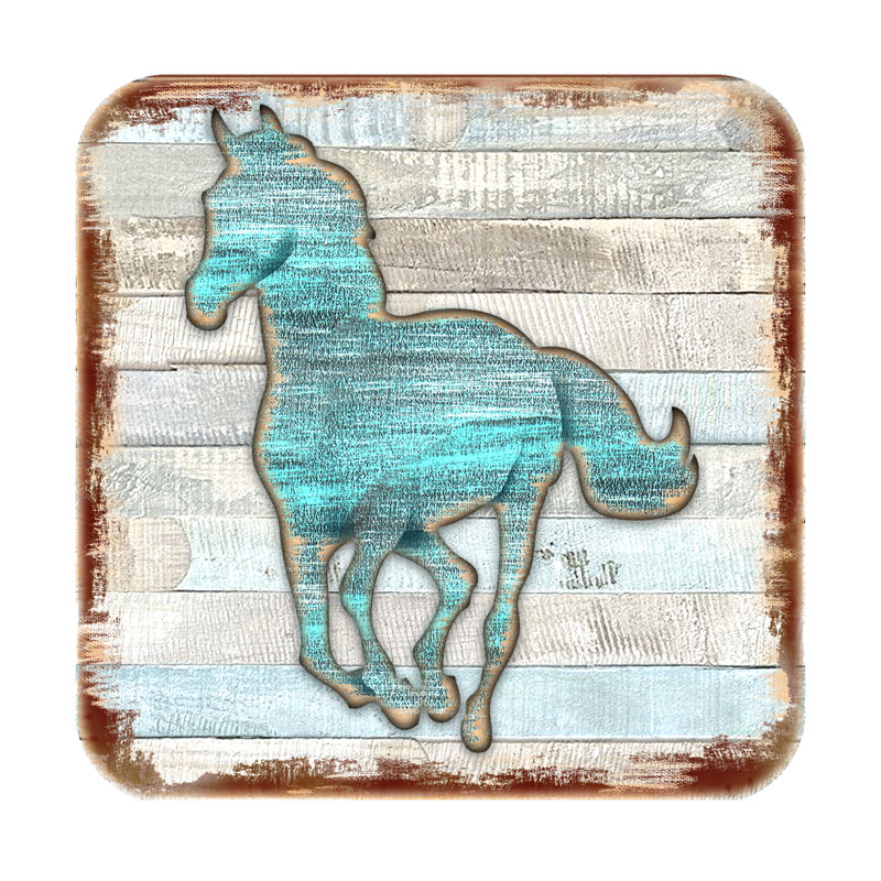 Wood Square 4 Piece Coaster Set