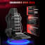 Reclining Gaming Chair with LED Lights and Headrest-1284024107