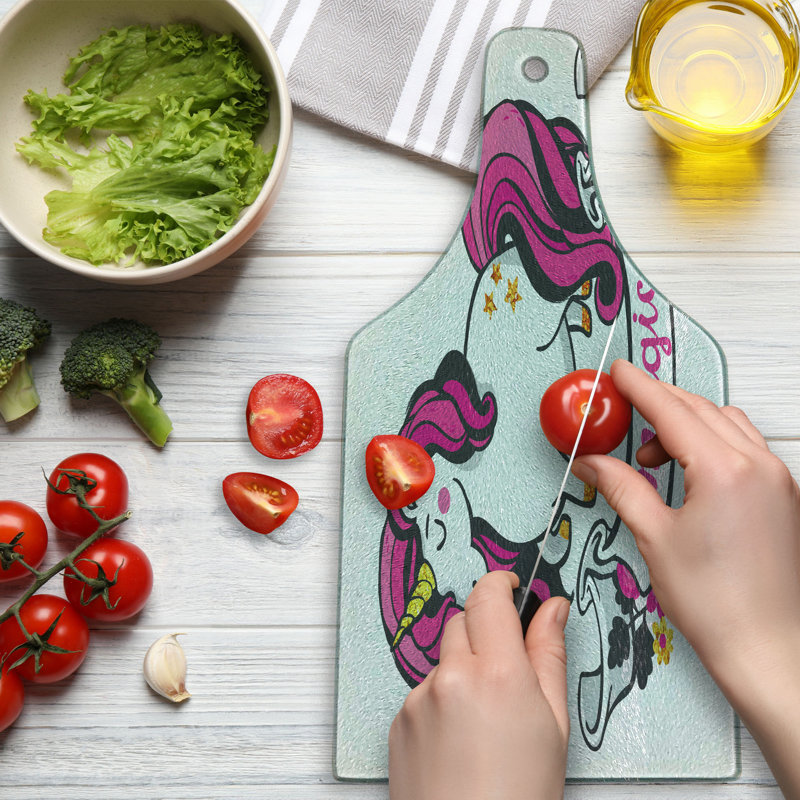 Planche à découper en verre trempé Ambesonne