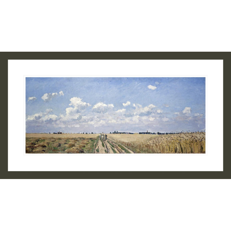 «Summer» par Camille Pissarro - estampe numérique encadrée, H 16,26 po x l 29,5 po