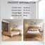 Structure de lit de style traditionnel, aucun sommier requis-2143886302-2143886300