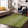 Premium Machine Washable Cerrito AMF543 Green Rug