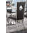 Bleidy Upholstered Side Chair in Black and Silver (Set of 2)