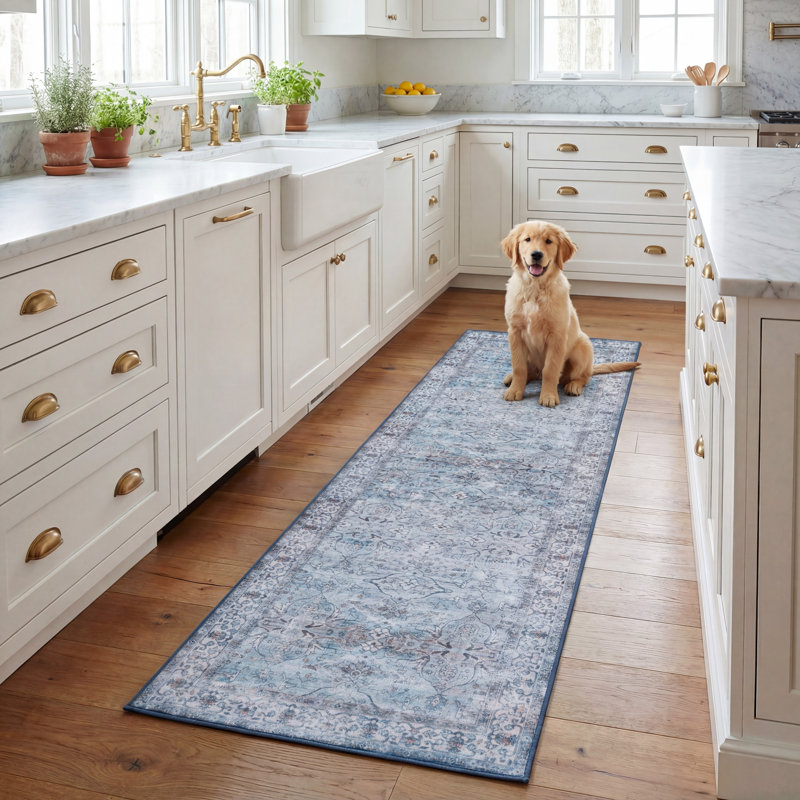 Tapis tissé à la machine Ziebarth Tucson, Tapis de couloir 2 pi 6 po x 8 pi