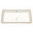 MONSFEST 14 " Ceramic Rectangular Bathroom Sink