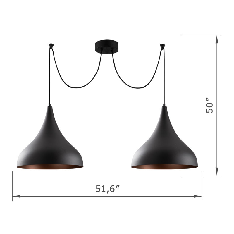 Lustre 2 lumières