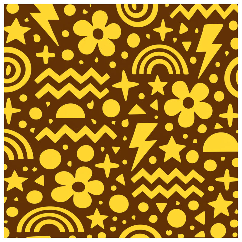 Couvertures à motif géométrique jaune et brun, 60in W x 80in H