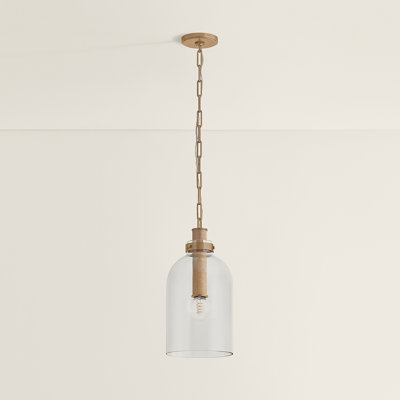 Troy Lighting Kori wide 1 Light Pendant in Patina Brass