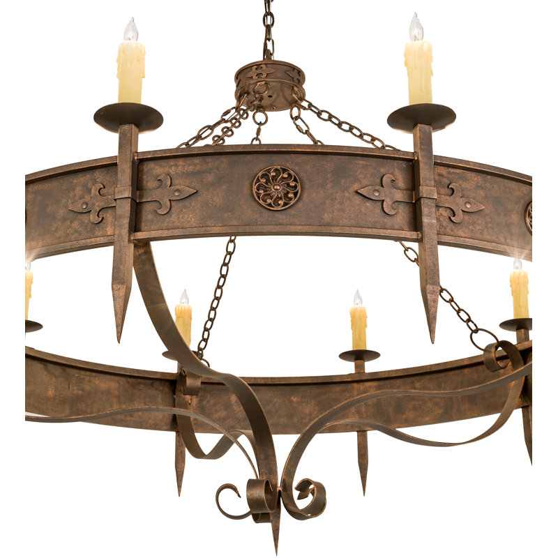 Rustic Lodge 10 - Light Chandelier