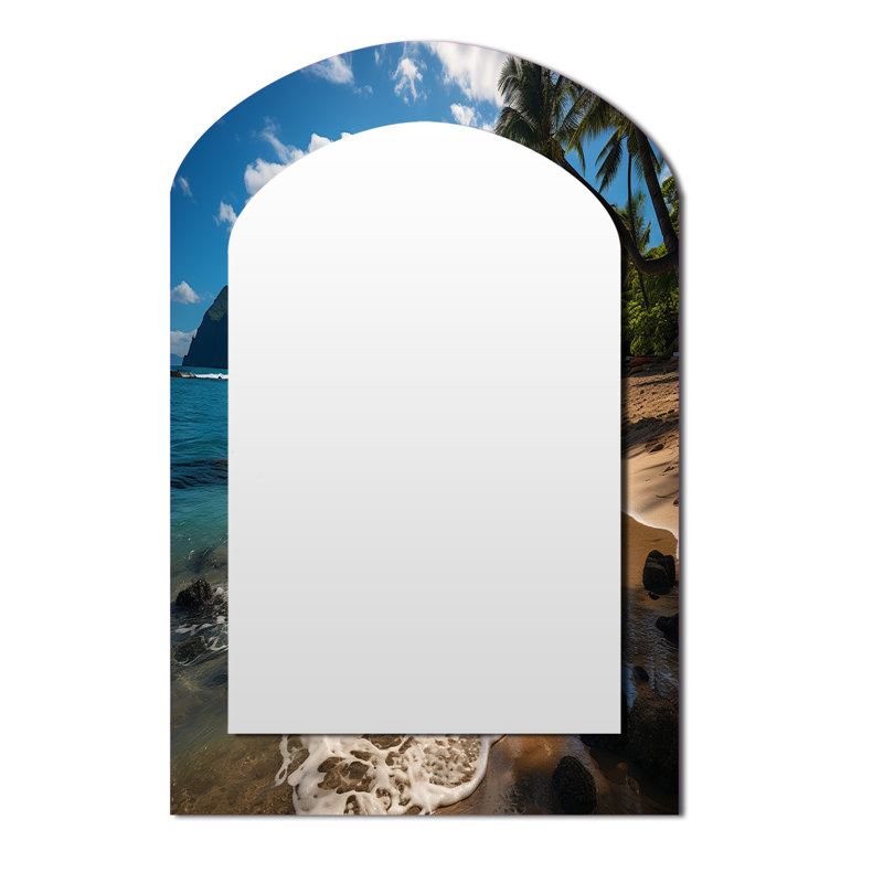 Aloha Tropical Dreamscape II - miroir décoratif Maui, 43 po x 33 po