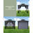 High-quality Hardtop Gazebo for Patio and Garden – Double Metal Roof, Mosquito Netting, Privacy Curtains, Heavy-Duty Aluminum Pavilion, All-Weather Outdoor Canopy – 12x12FT – Color: Black Spray + Cloth Black Mesh-125295998