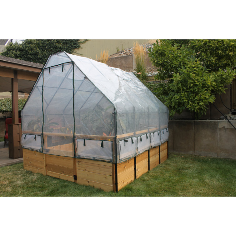 4' x 8' Greenhouse Dome for Raised Garden Bed