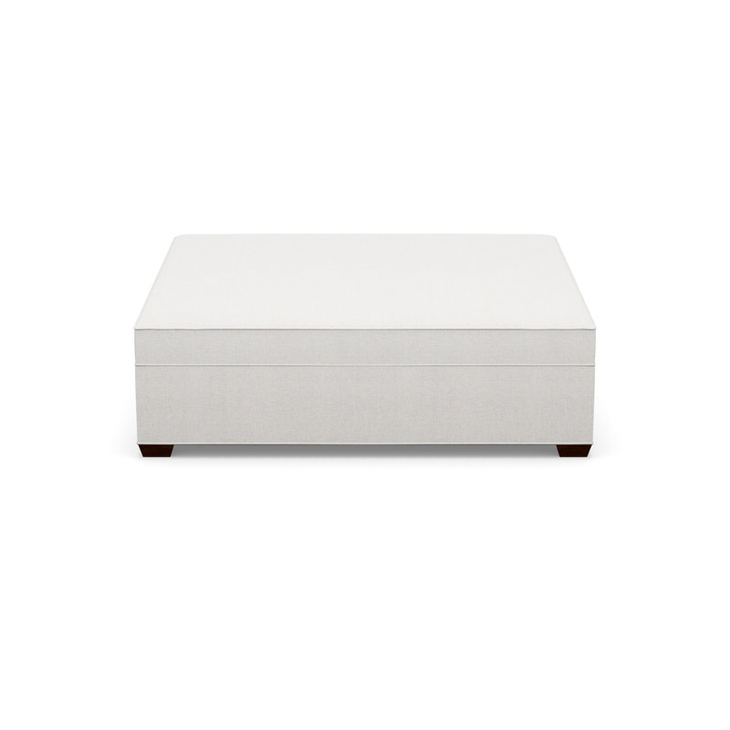 Square Ottoman, 2245-80, Walnut
