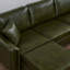 120 " Faux Leather Sofa