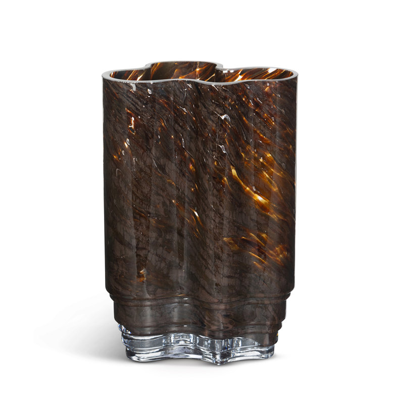 Vase en verre Clover, tortue, grand