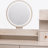 Vanity Table + Cushioned Stool, Touch Control LED Mirror, Large Capacity Storage Cabinet, 5 Drawers, Fashionable Makeup Furniture, Length Adjustable