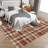 Machine Washable Rug Gingham Non-Slip Modern Rug for Living Room Bedroom Nursery Dining Table Stylish Carpet for Dorm and Bedside Decor-1179771860