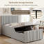 Metal Ottoman Storage Bed-1268148942