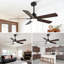 Ventilateur de plafond à 8 pales, grand format, avec lumière DEL et télécommande-1271478736-1271478741-1271478743