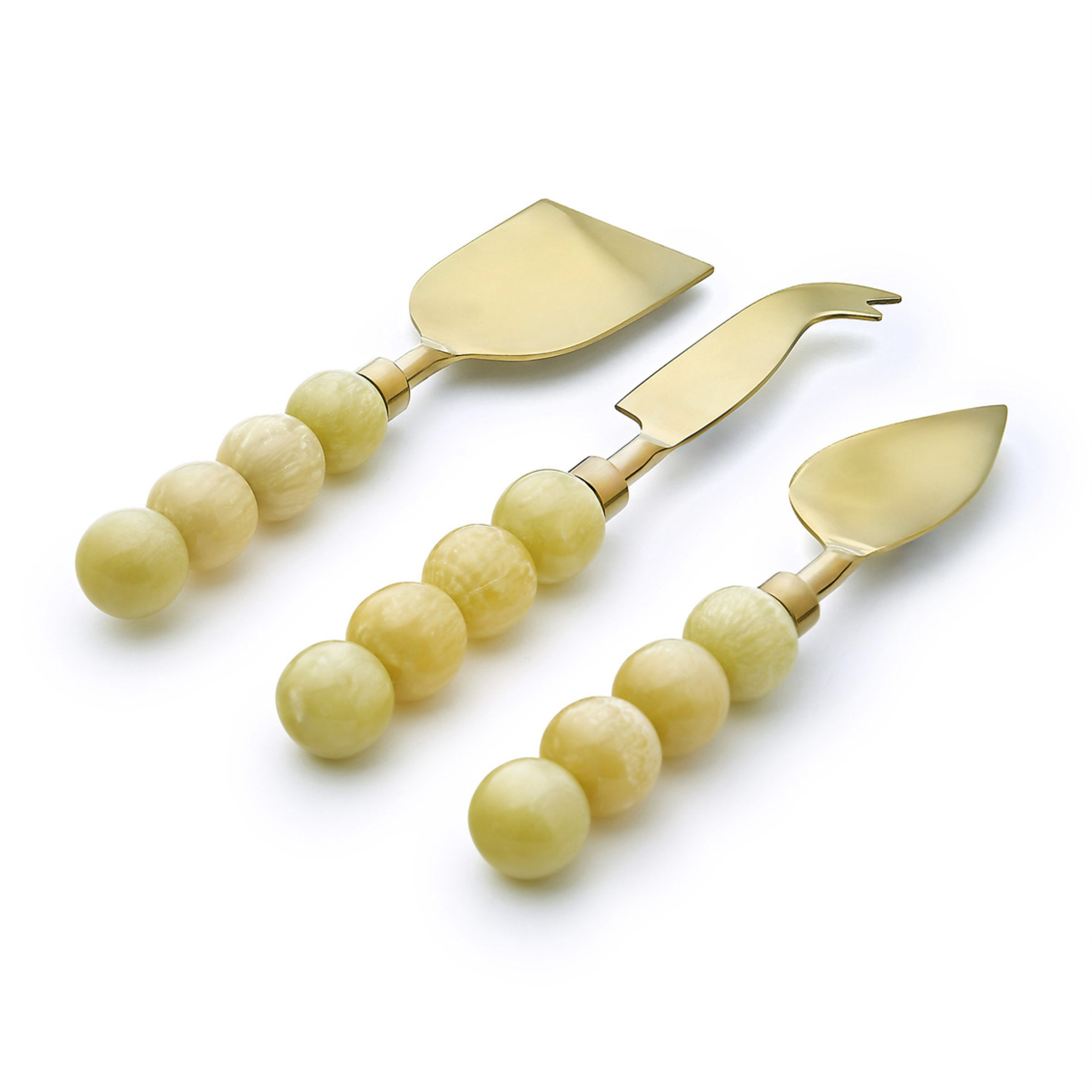 Godinger Silver Art Co Rathlin Butter 3 Piece Cheese Tool Set