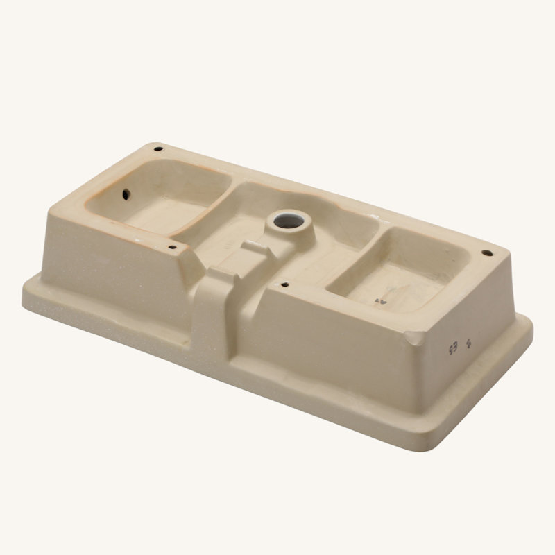 Lavabo de salle de bain rectangulaire encastré en céramique blanche 28 "x 14" avec trop-plein