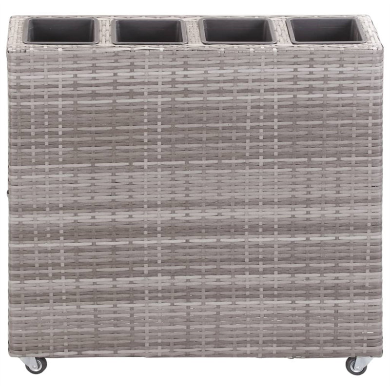 Federalsburg Planter Box, Grey, 79cm H x 80cm W x 22cm D