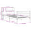 Bookcase Bed Without Mattress Solid Wood Pine-1976321155-1976321157