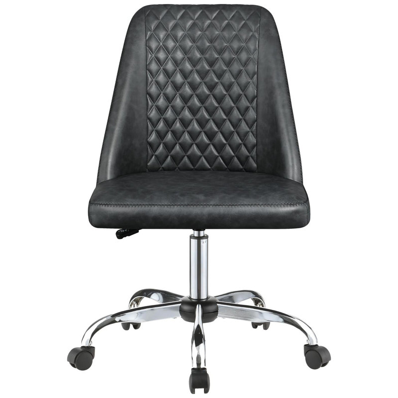 Office Use Grey Chair With Adjustable Seat And Frame