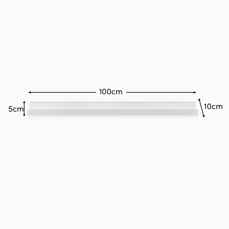 Picture Ledge Wall Shelf, 5cm H x 100cm W x 10cm D