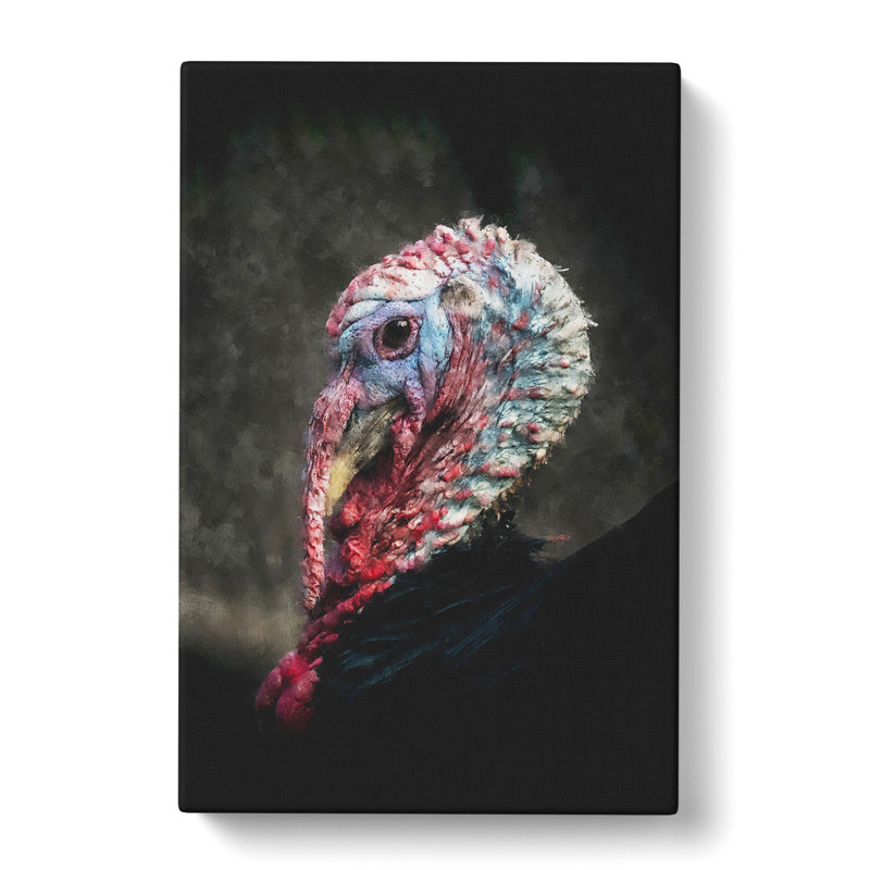 Turkey Bird - Wrapped Canvas Print, 76cm H x 50cm W x 3cm D