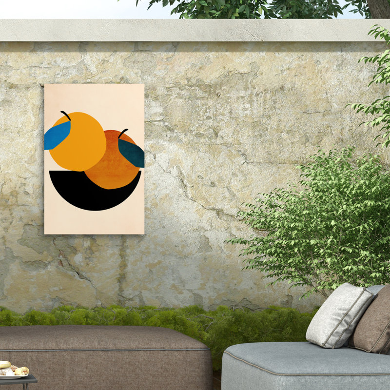 Rouleau bolologien sur deux impressions sur toile, H 47 po x l 30 po