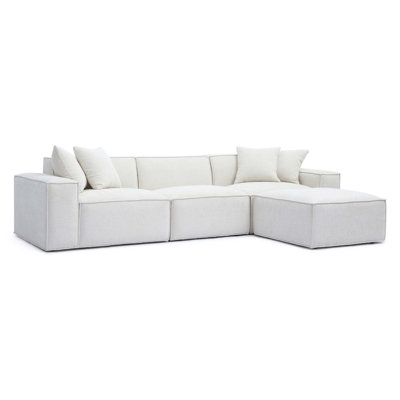 Canapé modulaire Cherylee Chenille Basketweave