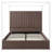 Jeffrey Canopy Velvet Upholstered King Bed Frame In Dark Brown-347096239-347096236