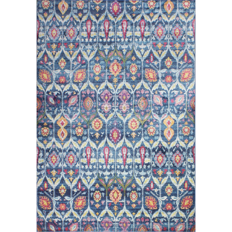 Karina Floral Area Rug, Rectangle 107 x 168cm