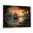 White Floater Framed