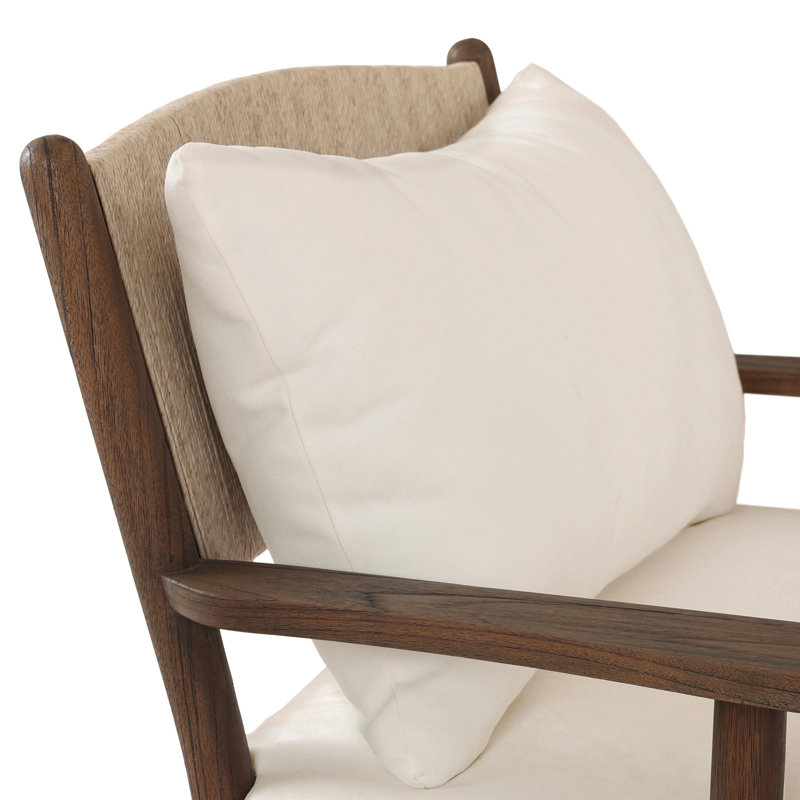 Herrin Outdoor Teak Chaise Lounge