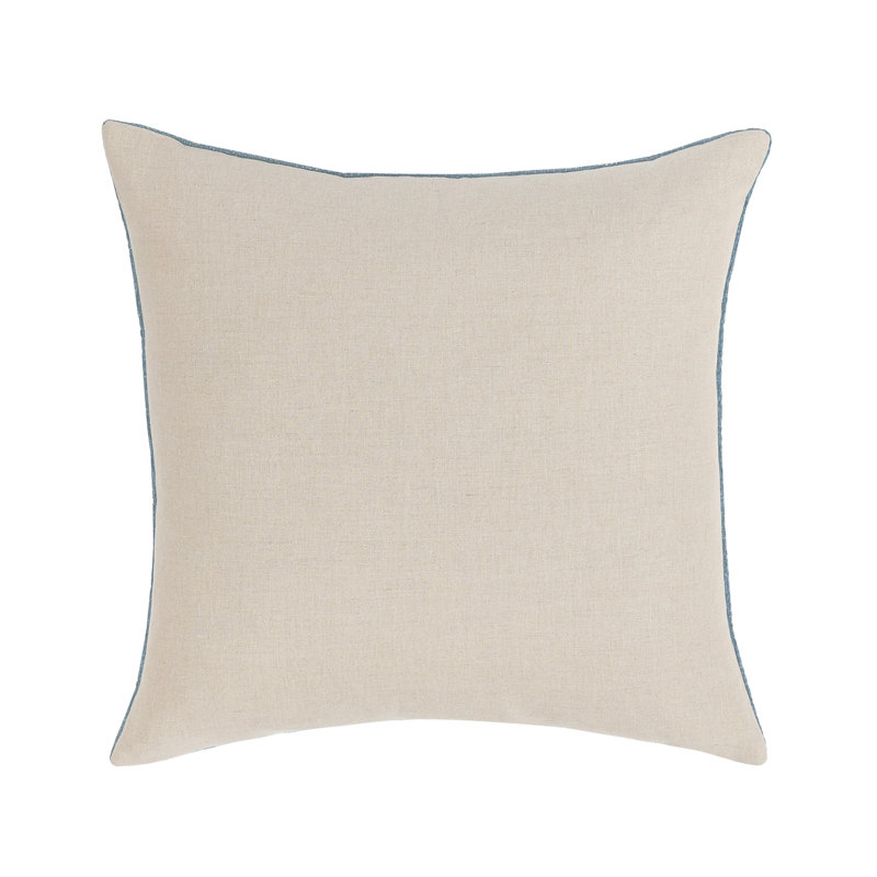 Fable Indoor / Outdoor Pillow Cover & Insert, Blue, Square 22"