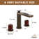 8 in. Widespread Bathroom Faucet with Pop-Up Drain, in Spot-Resistant Brown Bronze