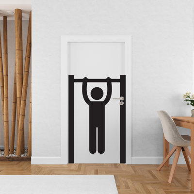 Adhésif décoratif pour salle de bain, autocollant pour porte de salle de bain, enseigne pour porte de salle de bain