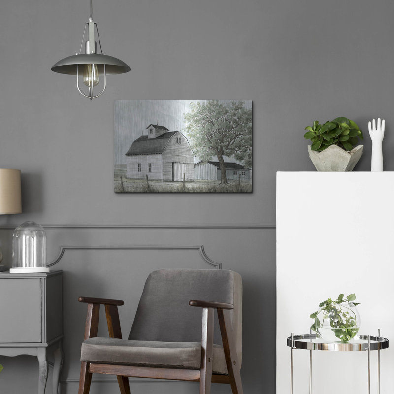 «Back Country Barn» par Cindy Jacobs, H 16 po x l 24 po