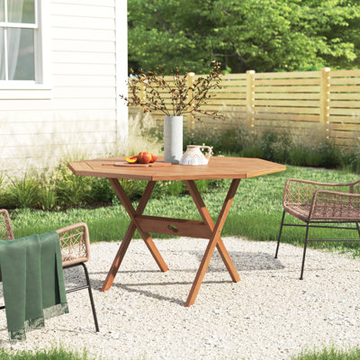 Alyisa Folding Solid Wood Dining Table by Lark Manor
