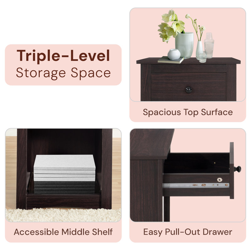 Drawer Cabinet: Functional Elegance and Versatile Storage for Every Room, Espresso