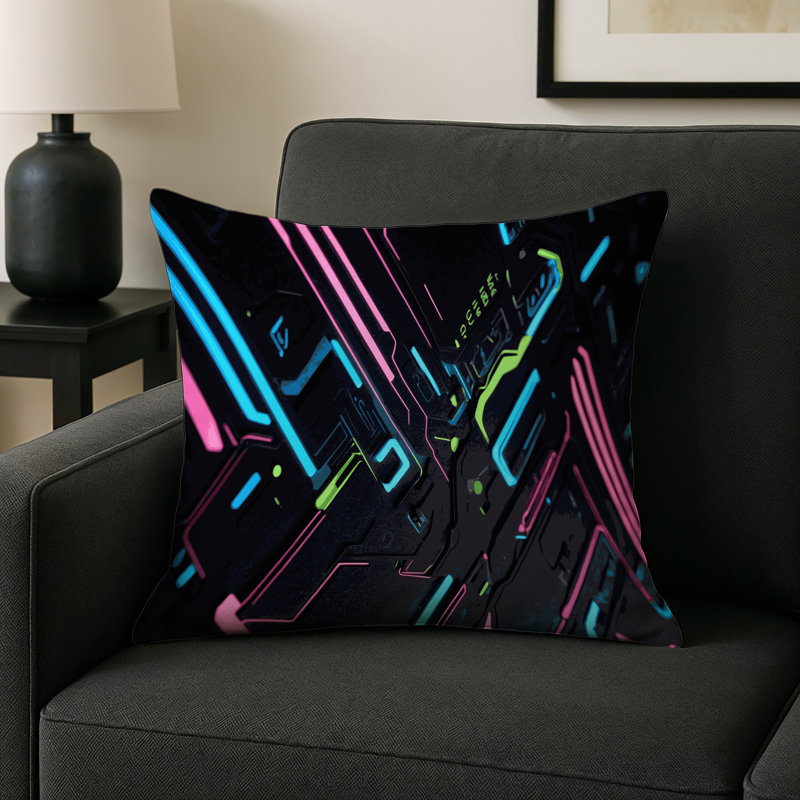 Coussin décoratif intérieur et extérieur Fusion Core, Carré 20 po