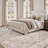 Soft Machine Washable Beige Floral Area Rug-102263489