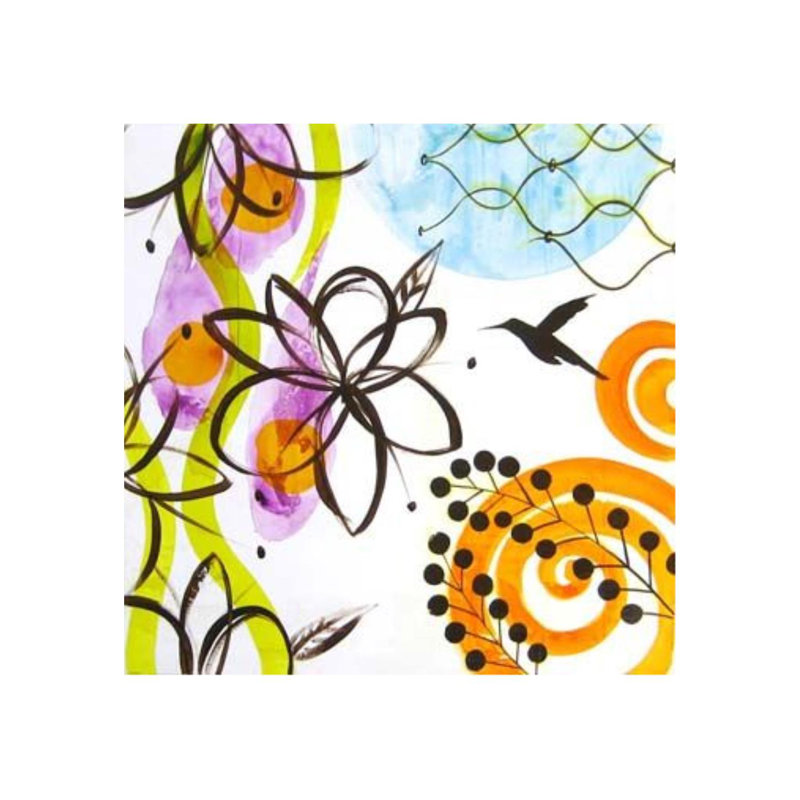 Busy Bee III - reproduction d'art, Plexi, H 48 po x l 48 po
