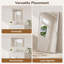 Miroir de salle de bain rectangulaire biseauté avec cadre en aluminium -378938476-378938477