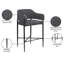 Tabouret de comptoir en tissu Sylas-1433604252