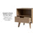 Merrylee 1-Drawer Nightstands with Open Cubby-98921908
